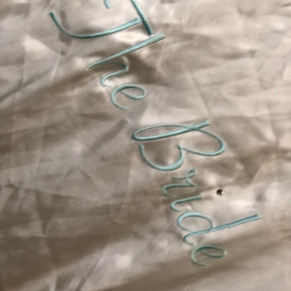 The Bride Silk Robe… worn once